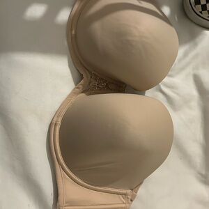 Vanity Fair Tan Strapless Bra